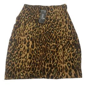 Cheetah Patterned Skirt